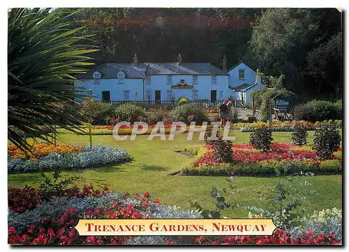 Moderne Karte Trenance Gardens Newquay