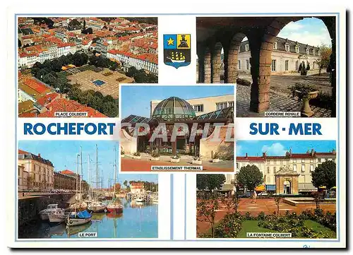 Moderne Karte Rochefort sur Mer Ch Mme