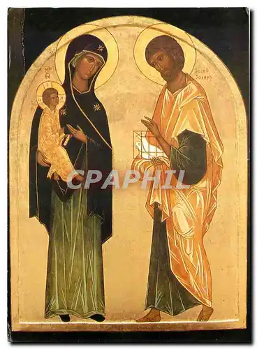Cartes postales moderne La Sainte Famille Chapelle de l'Arche Trosly Breuil Artisanats des Monasteres de Bethleem