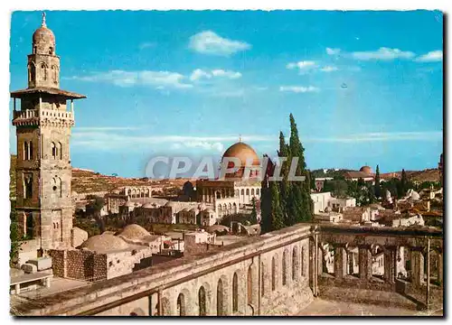 Cartes postales moderne Jerusalem Tour d'Antoine et vue de la Mosquee d'Omar