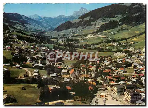 Moderne Karte Megeve et le Mont Charvin