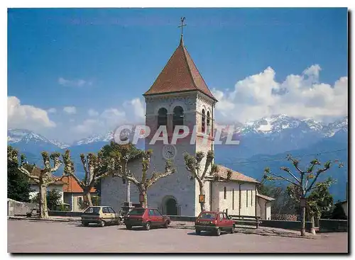 Cartes postales moderne Saint Ismier Isere L'eglise et la Chaine de Belledonne