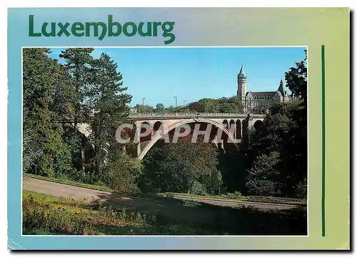 Cartes postales moderne Luxembourg Pont Grand Duc Adolphe
