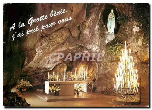 Cartes postales moderne Lourdes La Grotte Miraculeuse