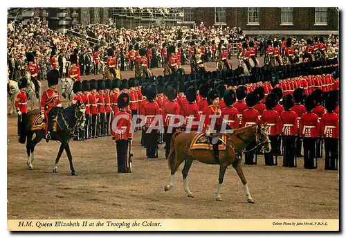 Moderne Karte H M Queen Elizabeth II at the Trooping the Colour