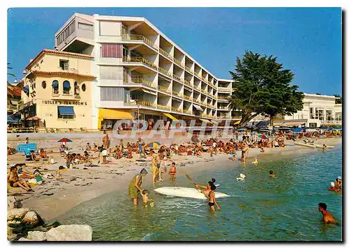 Moderne Karte Cote d'Azur Juan les Pins Les plages