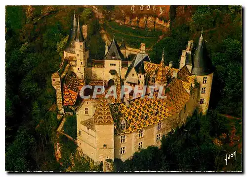 Cartes postales moderne Couleurs et Lumiere de France En Bourgogne Chateau de la Rochepot Cote d'Or