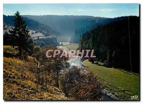 Cartes postales moderne La Franche Comte Pittoresque Le Doubs au defile d'Entreroche