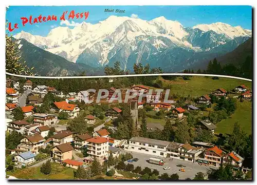 Cartes postales moderne Le Plateau d'Assy Hte Savoie et le massif du Mont Blanc