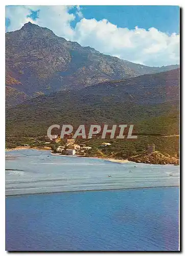 Moderne Karte Corse Ile de Beaute Cap Corse Marine d'Albo