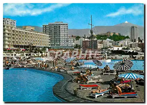 Cartes postales moderne Puerto de la Cruz Tenerife Panorama des de la Piscina Municipal