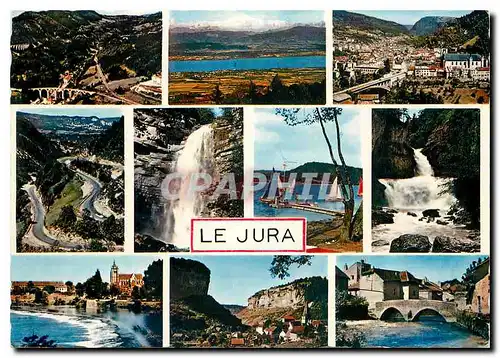 Cartes postales moderne Le Jura Morez les viaducs Panorama au col de la Faucille Vue generale de Saint Claude les lacets