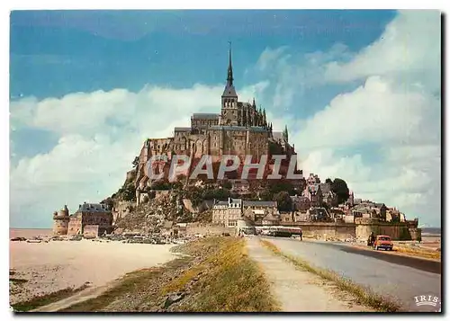 Moderne Karte Le Mont Saint Michel La Digue