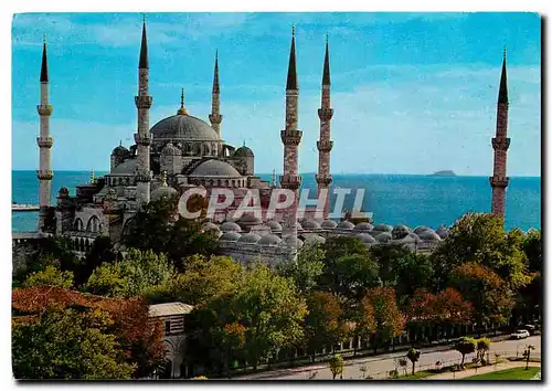 Moderne Karte Istanbul ve Saheserleri La Mosquee Bleue