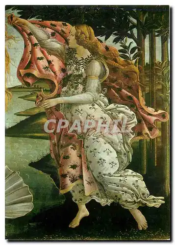 Cartes postales moderne Firenze Galleria degli Uffizi Botticelli Naissance de Venus