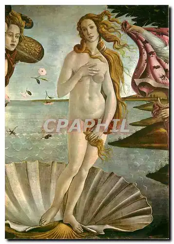 Cartes postales moderne Firenze Galleria Uffizi Botticelli Naissance de Venus