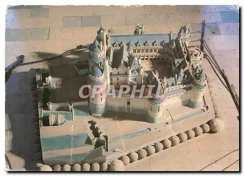 Cartes postales moderne Chateau de Pierrefonds Oise Maquette du Chateau