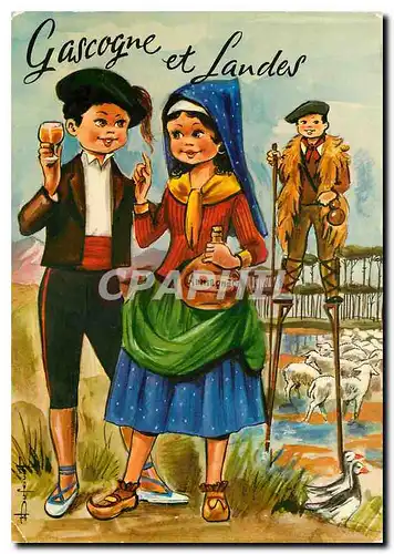Cartes postales moderne Gascogne et Landes