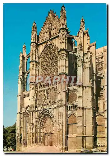 Moderne Karte Beauvais Oise Cathedrale Saint Pierre Portail et transept sud