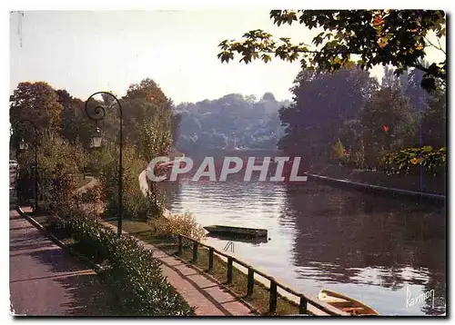 Moderne Karte Images de France Promenade sur les Bords de la Marne Bry Nogent Le Perreux Champigny