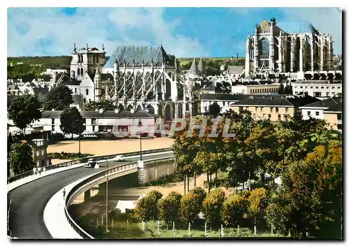 Cartes postales moderne Beauvais Oise L'Eglise Saint Etienne La Cathedrale Saint Pierre