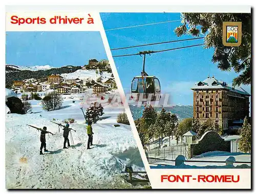 Cartes postales moderne Lumiere et Couleurs de la Cerdagne Font Romeu Cite preolympique Vue cote sud Ski