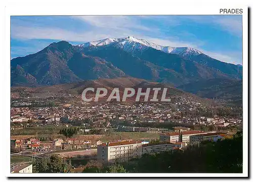 Cartes postales moderne Message du Sud Prades P O Vue generale Le Canigou