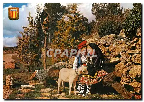 Moderne Karte Folklore et Couleurs du Roussillon