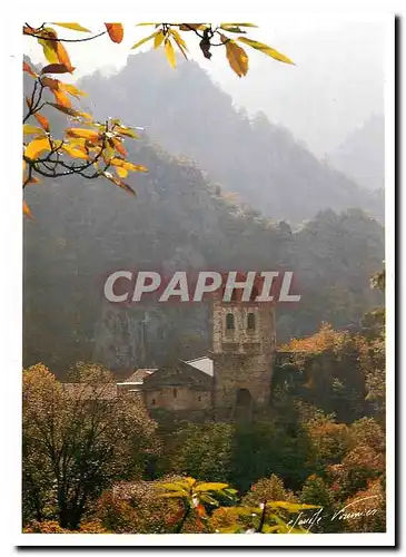 Moderne Karte Conflent Saint Martin du Canigou le clocher et l'abside de l'abbaye