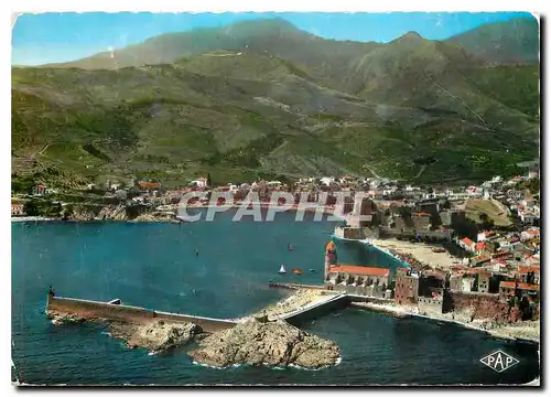 Moderne Karte Collioure Vue generale