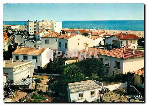 Moderne Karte Saint Cyprien Plage P O Vue de la Station vers le Front de Mer