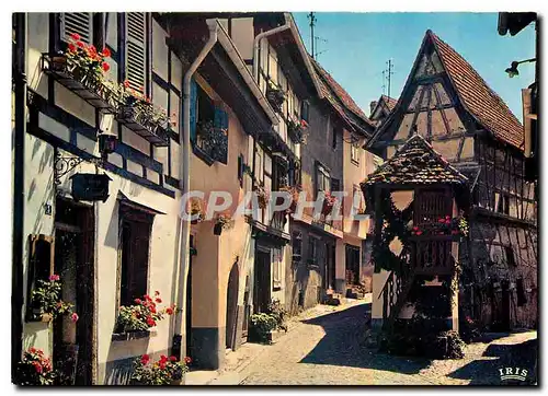 Cartes postales moderne L'Alsace Pittoresque Eguisheim Haut Rhin Maisons des XVI et XVII siecles
