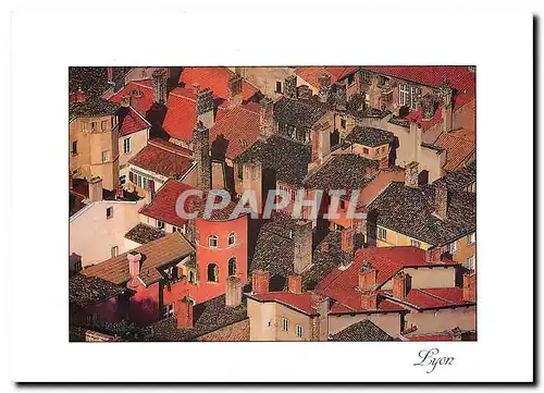 Cartes postales moderne Lyon la Tour Rose et les toits de Saint Jean