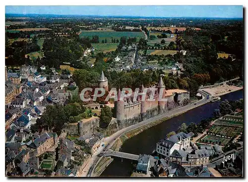Cartes postales moderne Couleurs et Lumiere de France La Bretagne Josselin Morbihan Le Chateau et Vue generale