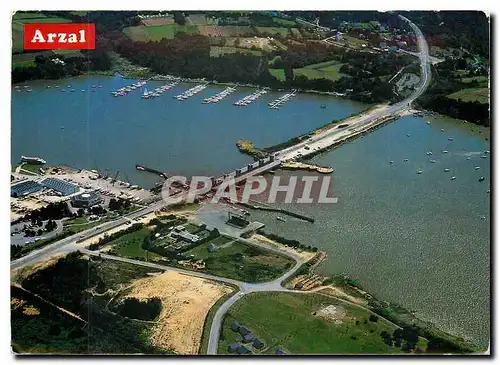 Cartes postales moderne La France vue du ciel Arzal Morbihan Le barrage sur la Vilaine