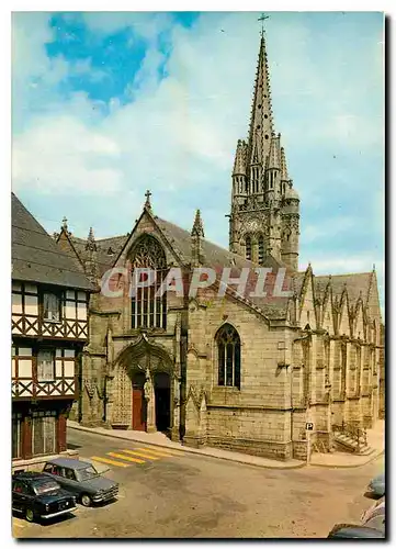 Cartes postales moderne Josselin Morbihan Portail principal La Basilique Notre Dame du Roncier