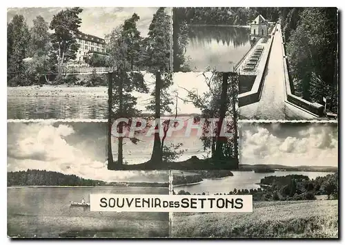 Cartes postales moderne La Digue Souvenir des Settons