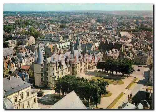 Moderne Karte Nevers Nievre Le Palais Ducal et vue generale