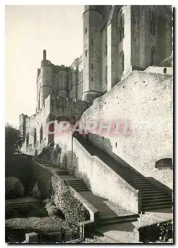 Moderne Karte Mont Saint Michel Marche Chemin des loges grand Degre et Chaletel