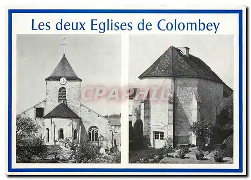 Cartes postales moderne Les Eglises de Colombey Colombey les Deux Eglises