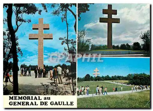 Moderne Karte Colombey les Deux Eglises Memorial erige a la memoire du General de Gaulle