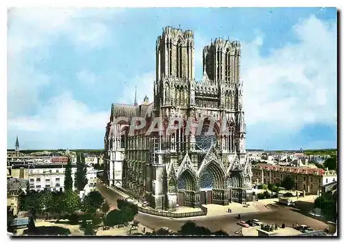 Cartes postales moderne Reims Marne La Cathedrale