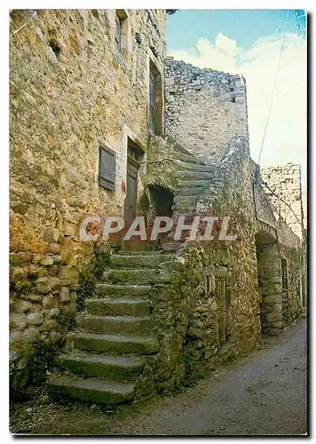 Moderne Karte Saint Florent sur Auzonnet Quartier de Ribot