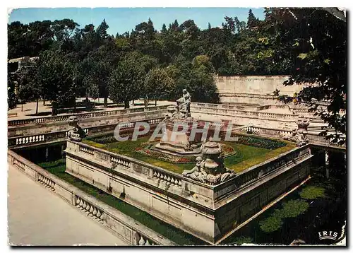 Cartes postales moderne Reflets de Provence Nimes Gard Les Jardins de la Fontaine