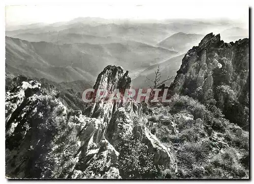 Moderne Karte Le mont Aigoul Gard Le Saut du Capelan