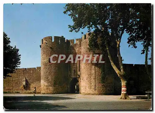 Cartes postales moderne Aigues Mortes Gard Les remparts Porte de la Gardette