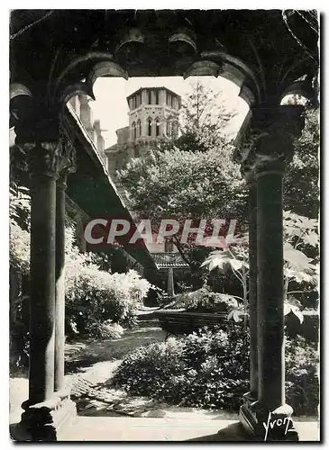 Cartes postales moderne Toulouse Hte Cor Le jardin du musee vu du cloitre