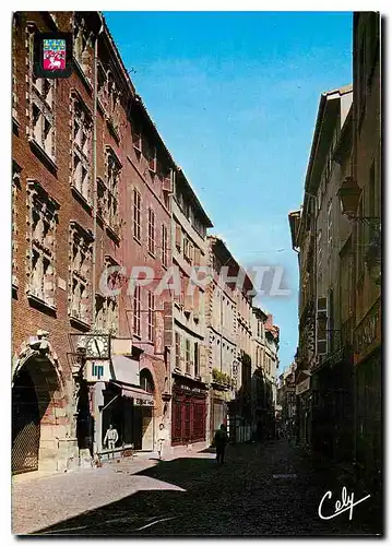 Moderne Karte Toulouse La rue St Rome