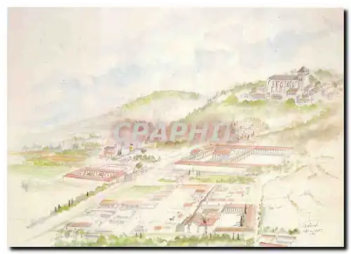 Cartes postales moderne Haute Garone Saint Bernard de Comminges Vue d'ensemble de la ville gallo romaine