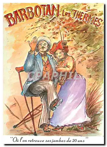Cartes postales moderne Images du passe Barbotan les Thermes Gers